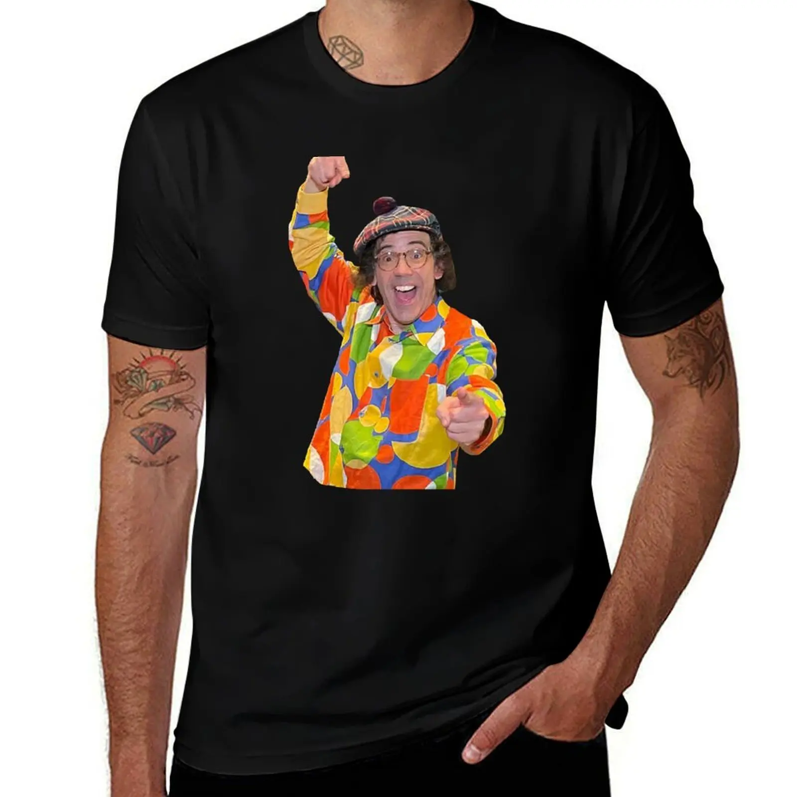 T-shirt de sport à haute élasticité avec découpe Nardwuar Hip Excited Hop Rap Human Happy Interview Serviette