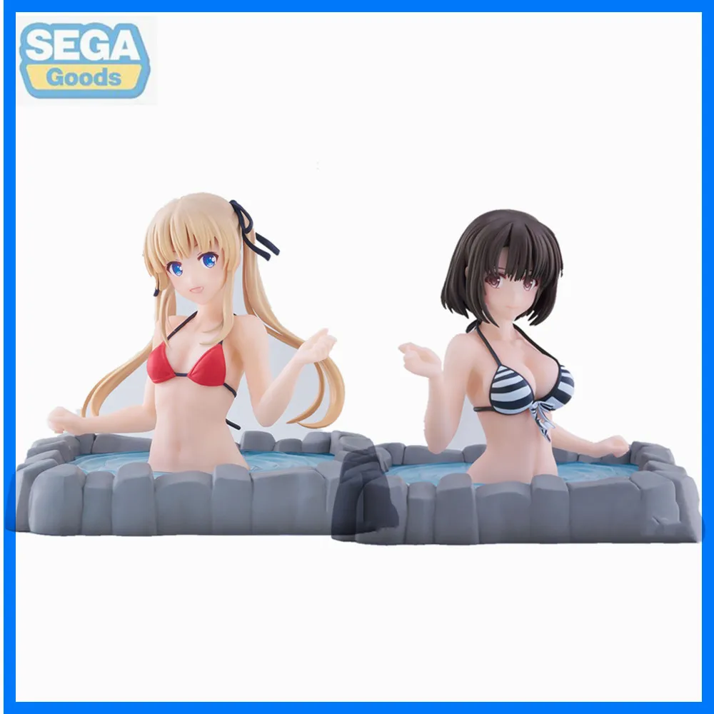 Original Anime Action Figure Sega SAEKANO THERMAE MEGUMI SAEKANO THERMAE SAWAMURA SPENCER ERIRI PVC Model Toys Figurine 14cm