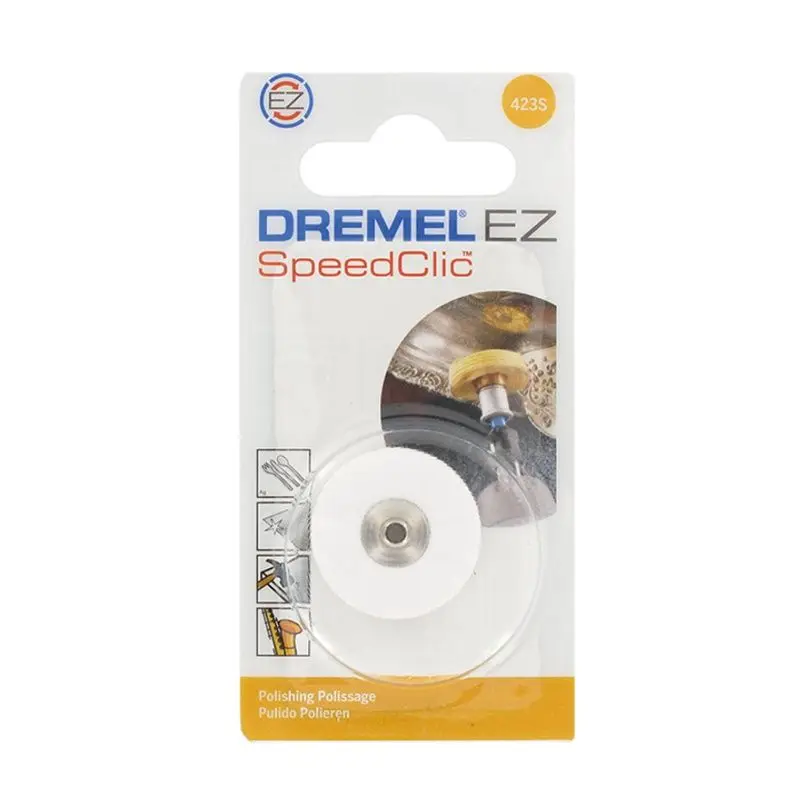 Dremel EZ SpeedClic tarcza polerska 3.2mm średnica trzpienia do plastikowych biżuteria metalowa akcesoriów do polerowania skóry