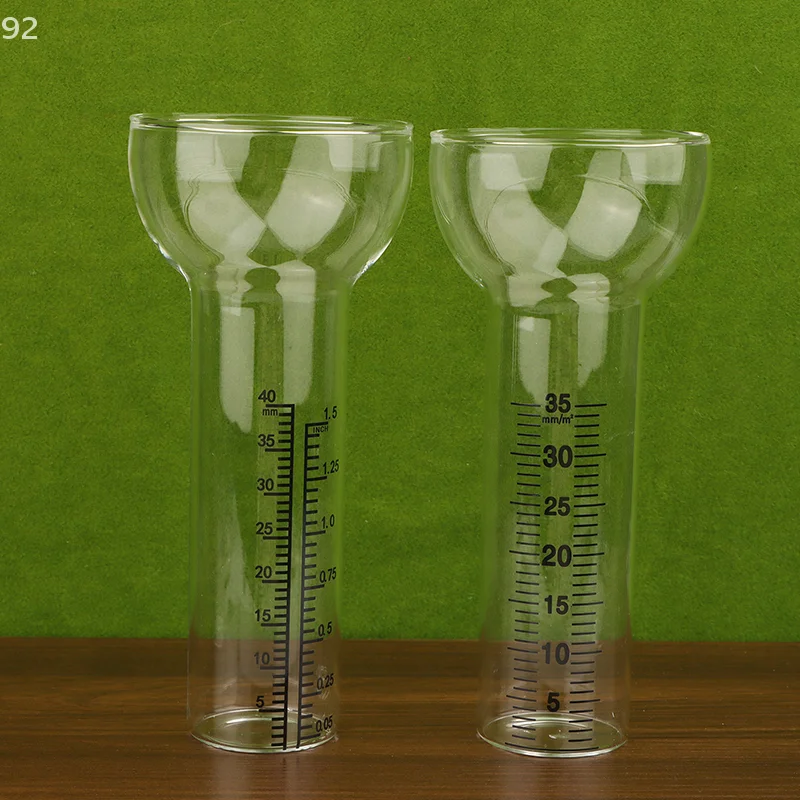 Ersatz Glas Für Regen Gauge Niederschlag Gauge Glas Regenwasser Gauge 35mm Outdoor Regen Messrohr Garten Test Werkzeuge