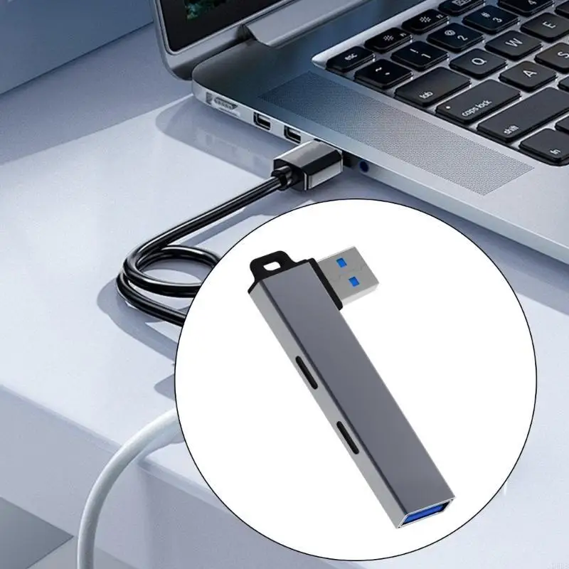D5BB Portable USB3.0 HUB USB Splitter USB до 2type C+USB3.0 Адаптер для ноутбуков