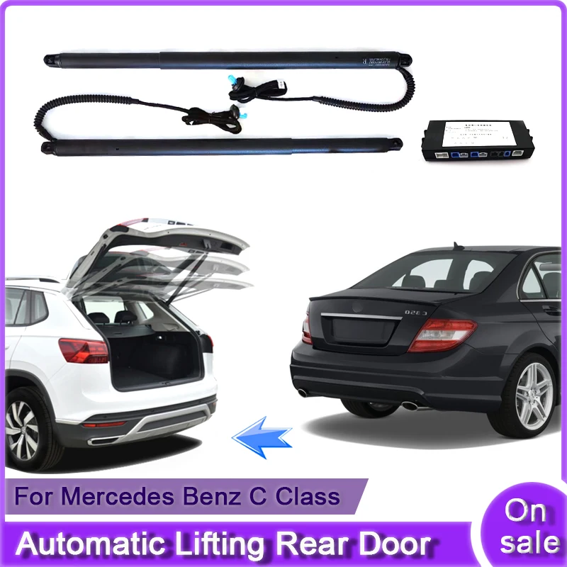 For Mercedes Benz C Class W204 2007~2015 Car Electric Tailgate Lift System Kit Auto Tail Gate Opener Automatic Lifting Rear Door