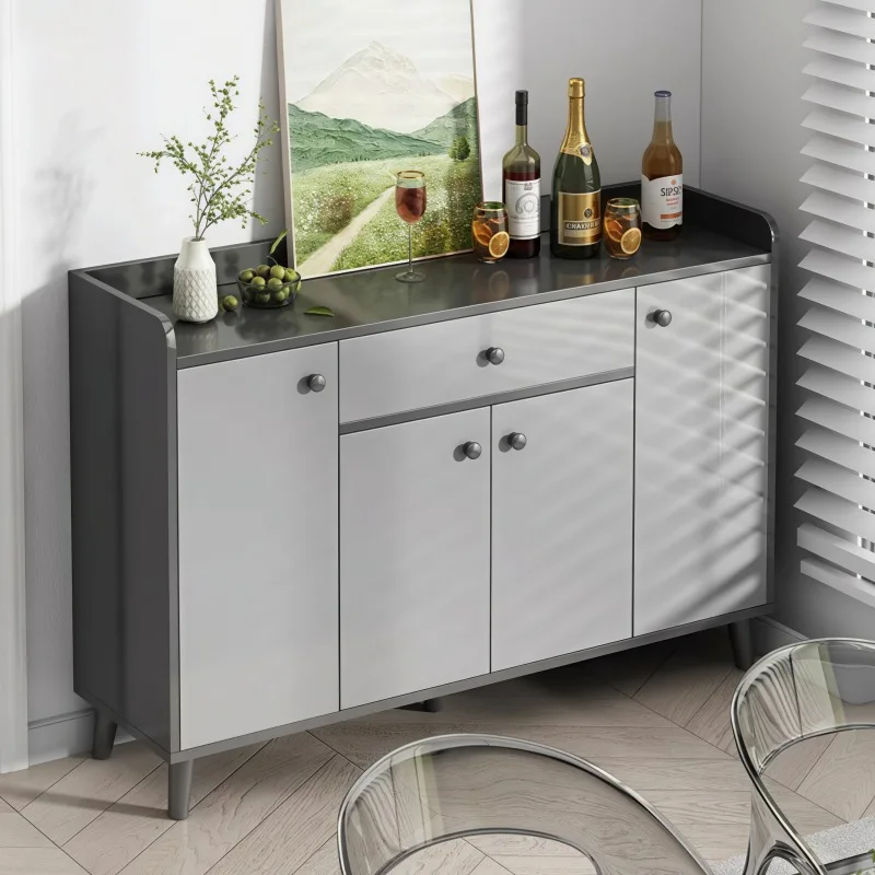 Dining side cabinet, household integrated against the wall, home storage, pantry, locker, small apartment, living room side