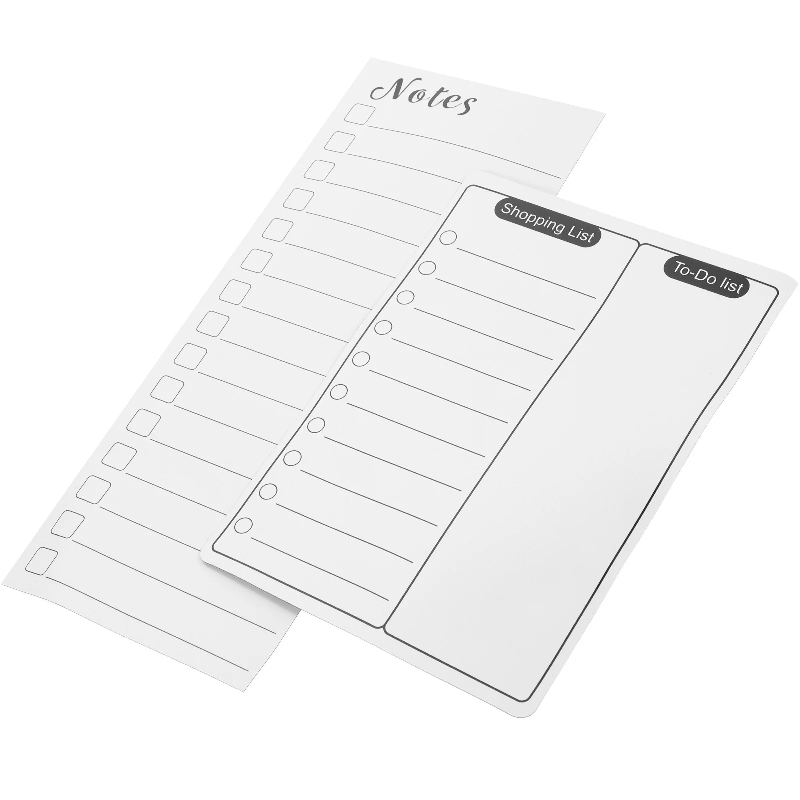 2Pcs Magnetic Message Board Refrigerator Whiteboard List Reminder Schedule Planning Erasable Kitchen Writing Board