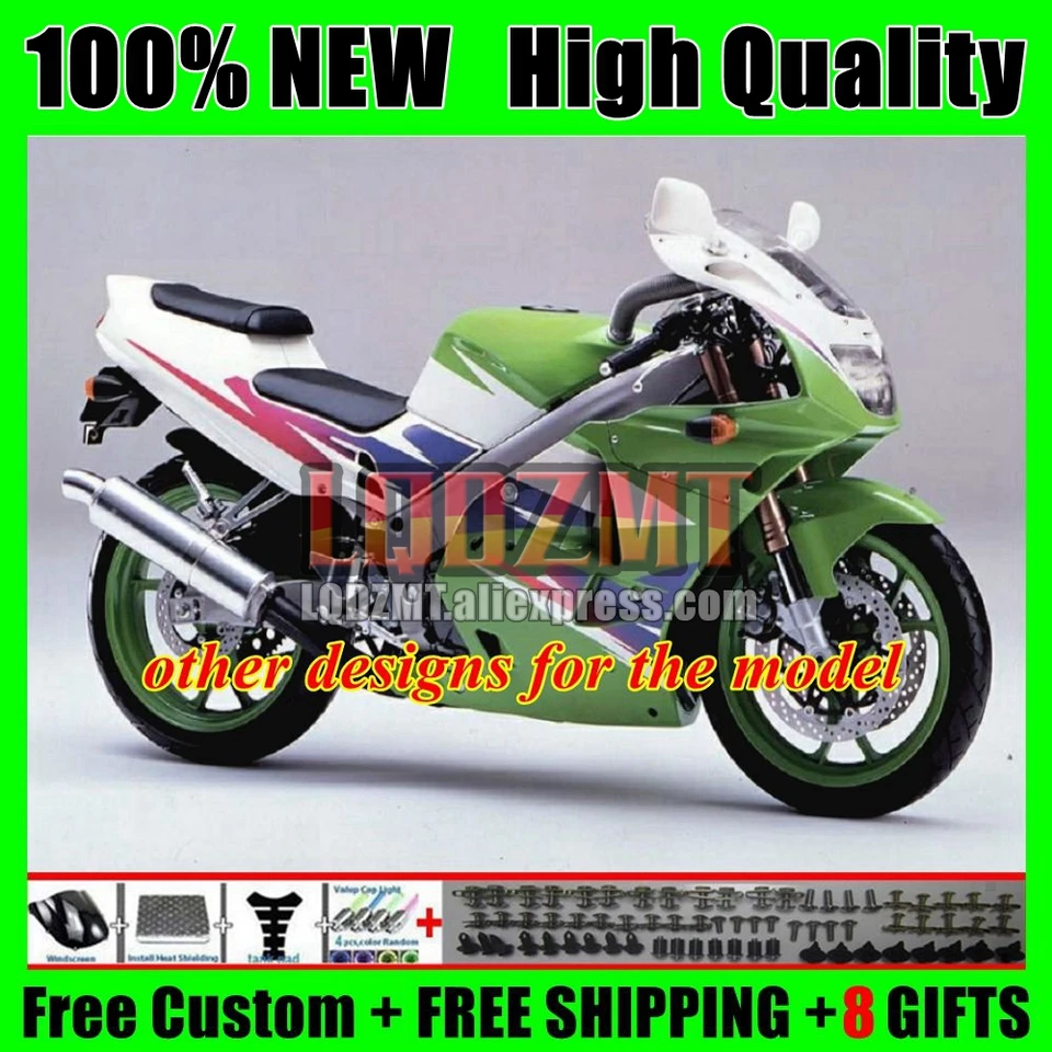 Renya Stock Green Fairing For KAWASAKI NINJA ZXR-250 ZX-R250 ZX 2R 81No