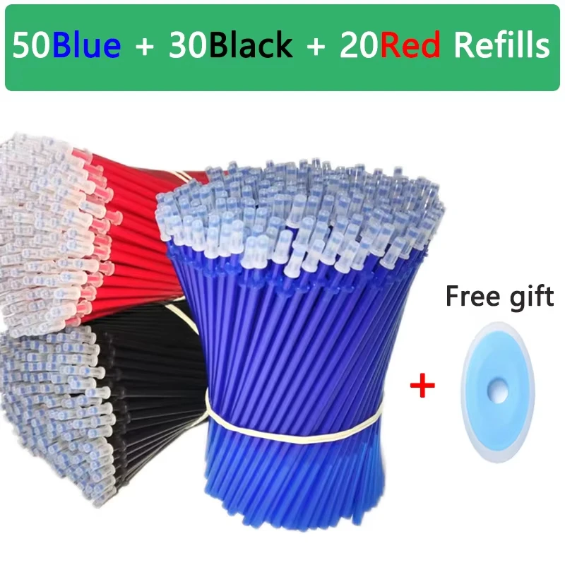 100 قطعة/المجموعة Kawaii قابل للمسح الملء أقلام قابلة للمسح هلام القلم رسم الكتابة القرطاسية ل دفتر اللوازم المدرسية لطيف الاطفال قلم رصاص #5