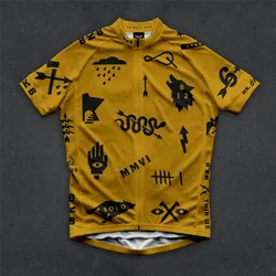 Twin Six 6 Men's Cycling Jerseys Short Sleeve Shirt Summer MTB Bike Clothing Maillot Ciclismo Road Bike Breathable Sportswear