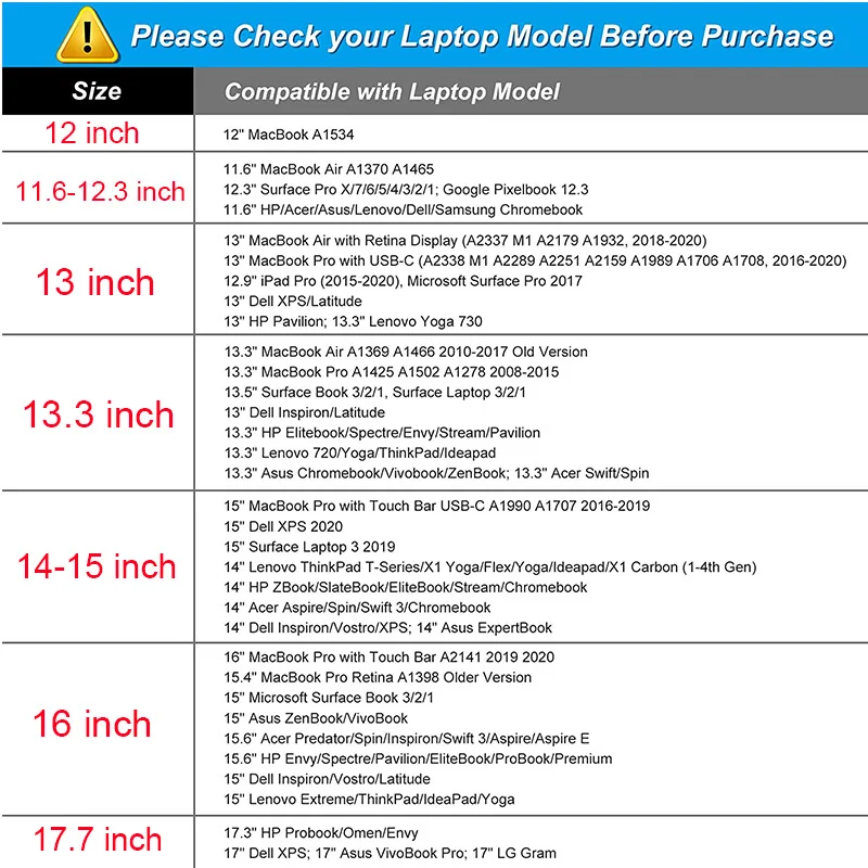 13 13.3 14 15 16 inch Laptop Bag for Macbook Air Pro M4 M3 M2 M1 Case 2025 2024 Notebook Handbag Waterproof Briefcase Sleeve
