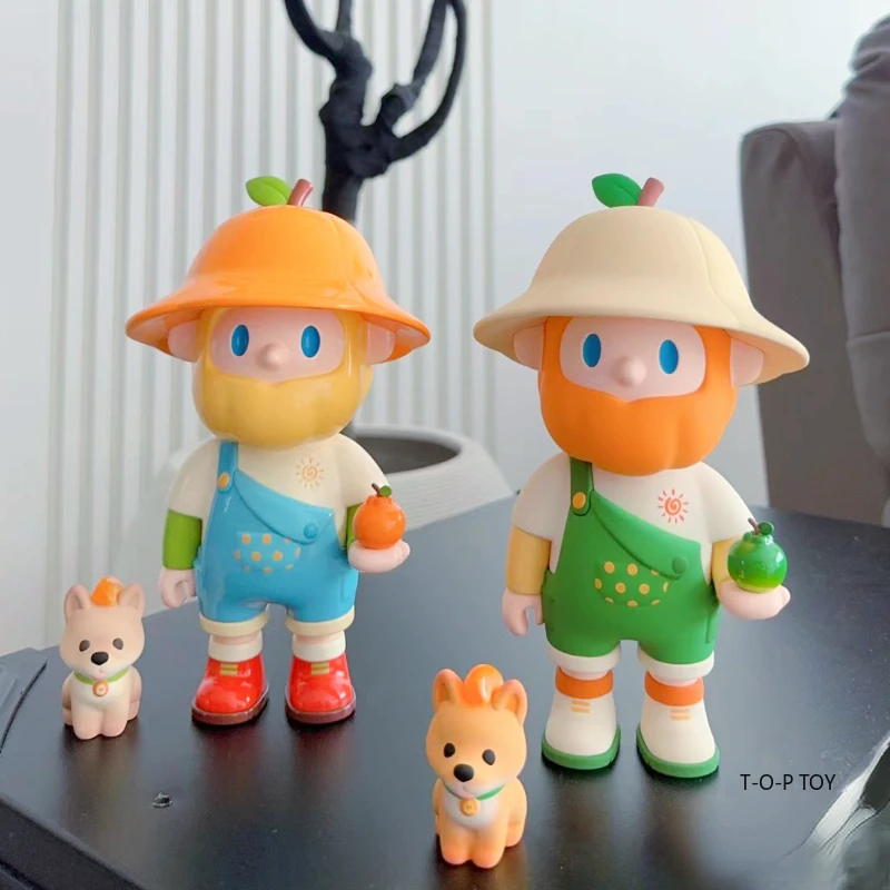 

Original Farmer Bob JEJU LIME Tangerine Orange Bob 300% Figure Farm Boy Cool Guy Designer Toy Handmade Art Collection