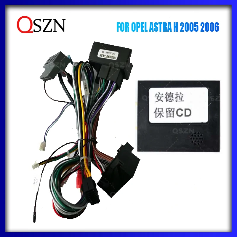 

QSZN Canbus box Adaptor For OPEL ASTRA H 2004-2014 With Wiring Harness Cable Android Car Radio Stereo DVD Android