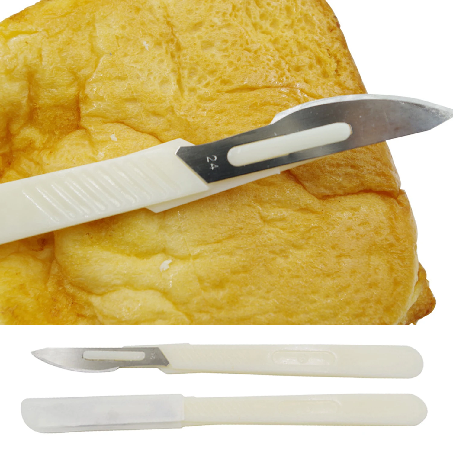 

Behogar Carbon Steel Bread Baguette Toas Slicing Knife Cutter with Handle Scale for Professional Chefs Bakers Bread Makers Cooks