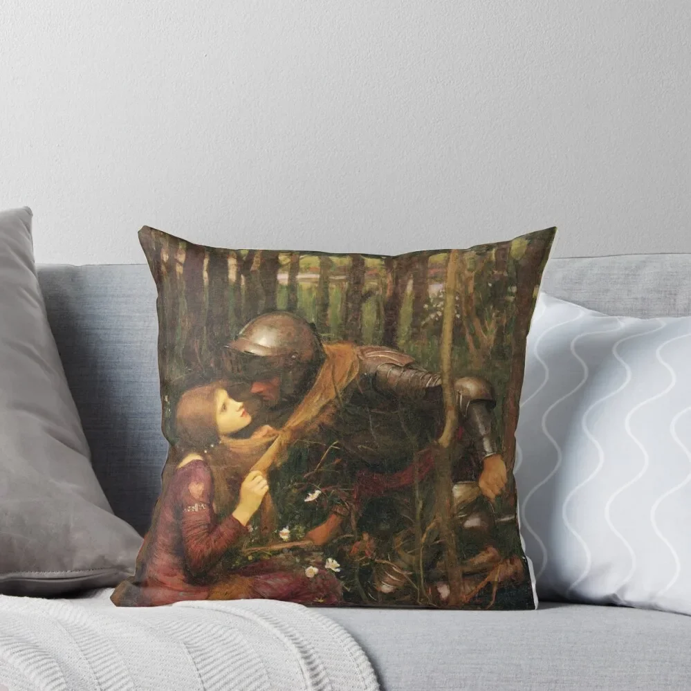 

John William Waterhouse - La Belle Dame sans Merci (1893) Throw Pillow Sofas Covers christmas decorations for home 2025 pillow