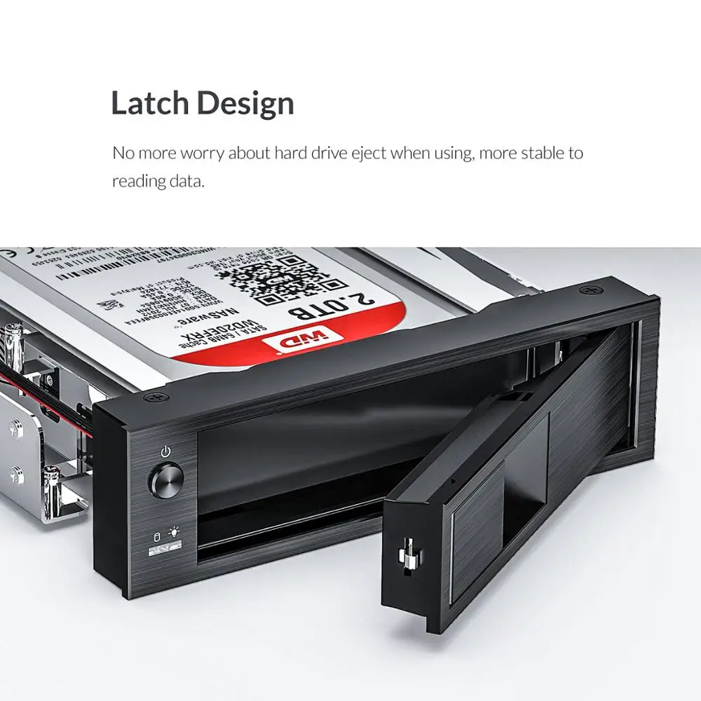 ORICO-Inoxidável Interno Hard Drive Caddy Suporte Adaptador, SATA HDD Mobile Frame, 3,5 "a 2,5"