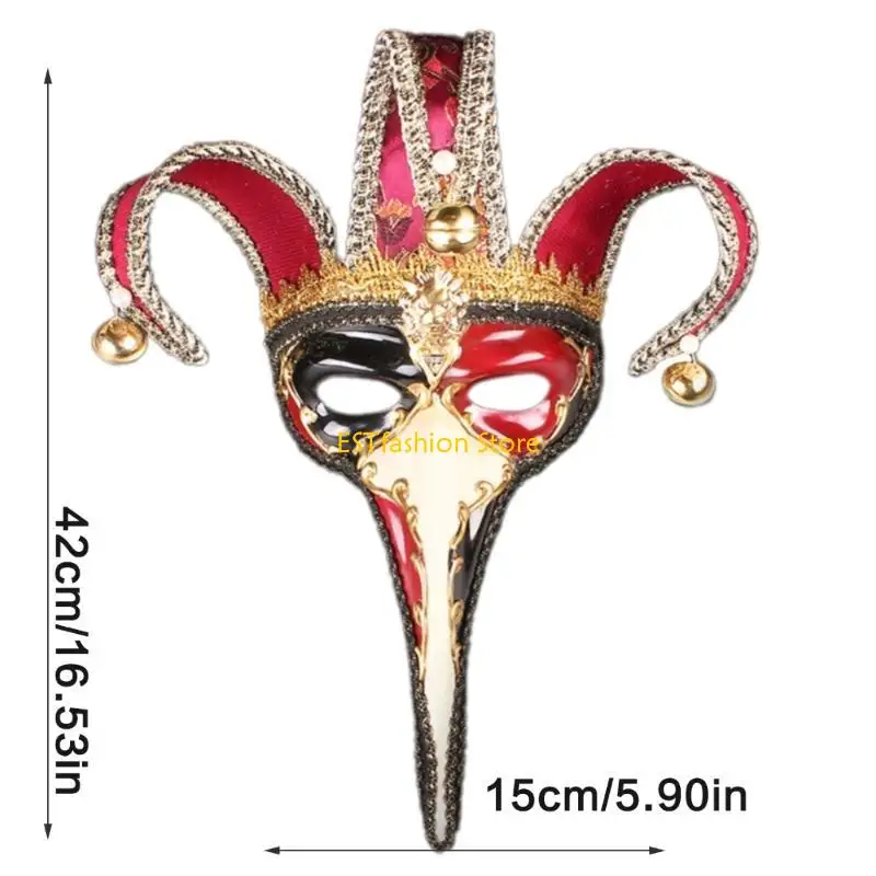 Y5GC Masquerade Eyemask for Women Men, Half Face Mask Costume Accessories