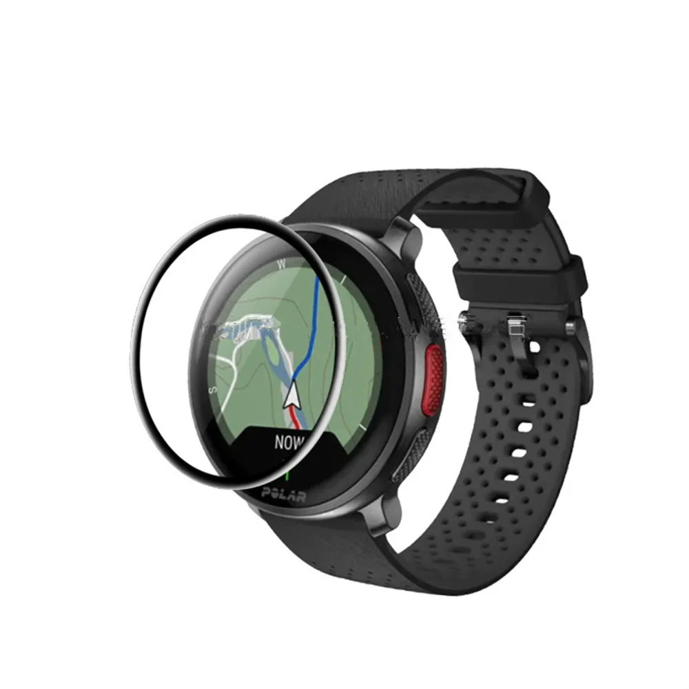 Polar Vantage V3 ウォッチ用 曲面3D複合素材フィルム ウォータージェルフィルム