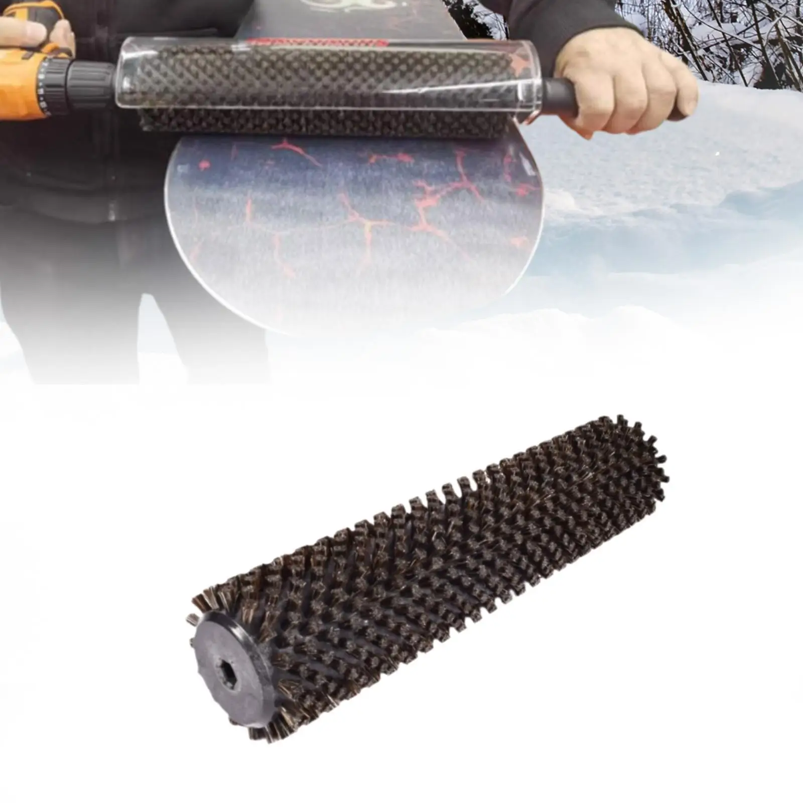 

Snowboard Waxing Brush Winter Sports Accessories Efficient Ski Waxing Brush