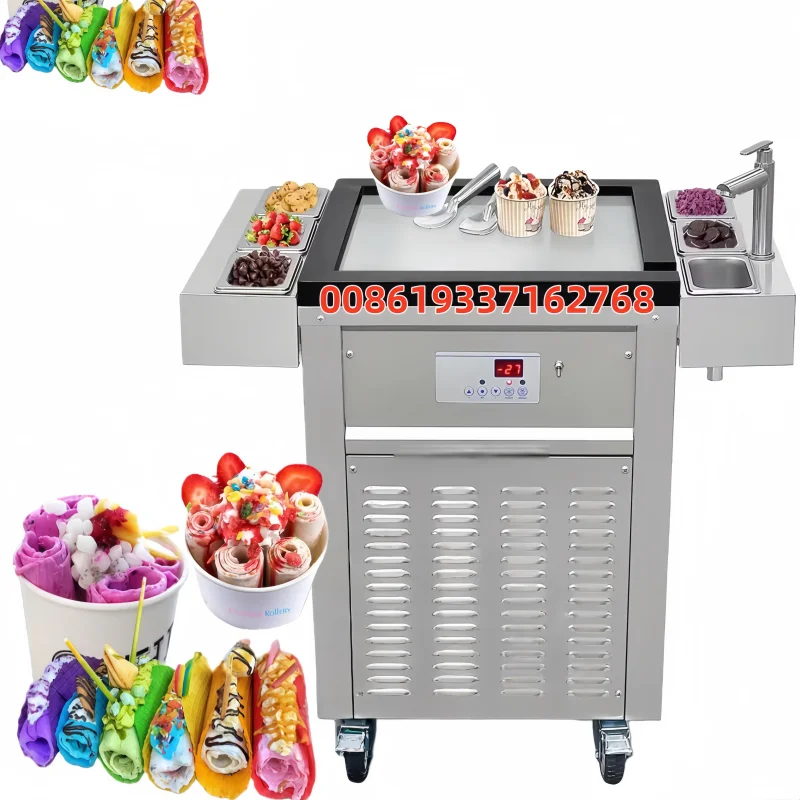 

Cold Stone Marble Slab square Ice Pan Iced Salad bar Frost Top Cookie Sand Gelato Hard Ice Cream Batch Freezer Machine Workbench