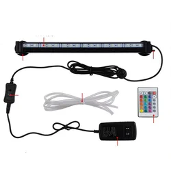 led Fish Tank light RGB Waterproof Bubble light Home Aquarium fish tank atmosphere decoration with remote suction cup dive light