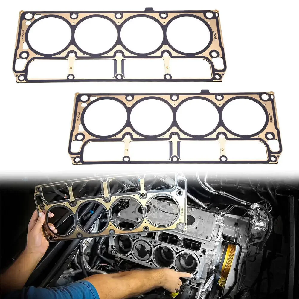12589226 12498544 12565390 1 set cilinderkoppakkingen voor 2005-2007 Chevrolet Silverado 1500 4.8L 2008-2009 Buick Lacrosse 5.3L