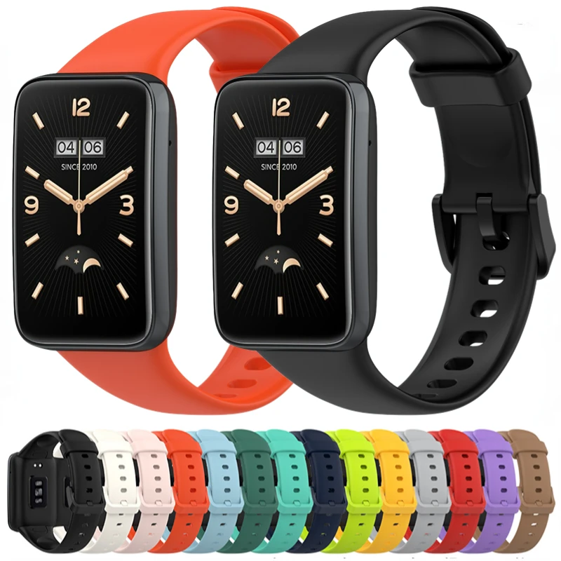 

Siliocne Strap For Xiaomi Mi Band 7pro Smart Sports Replaceable Bracelet Wristband Belt Correa for Mi Band 7pro StrapAccessories