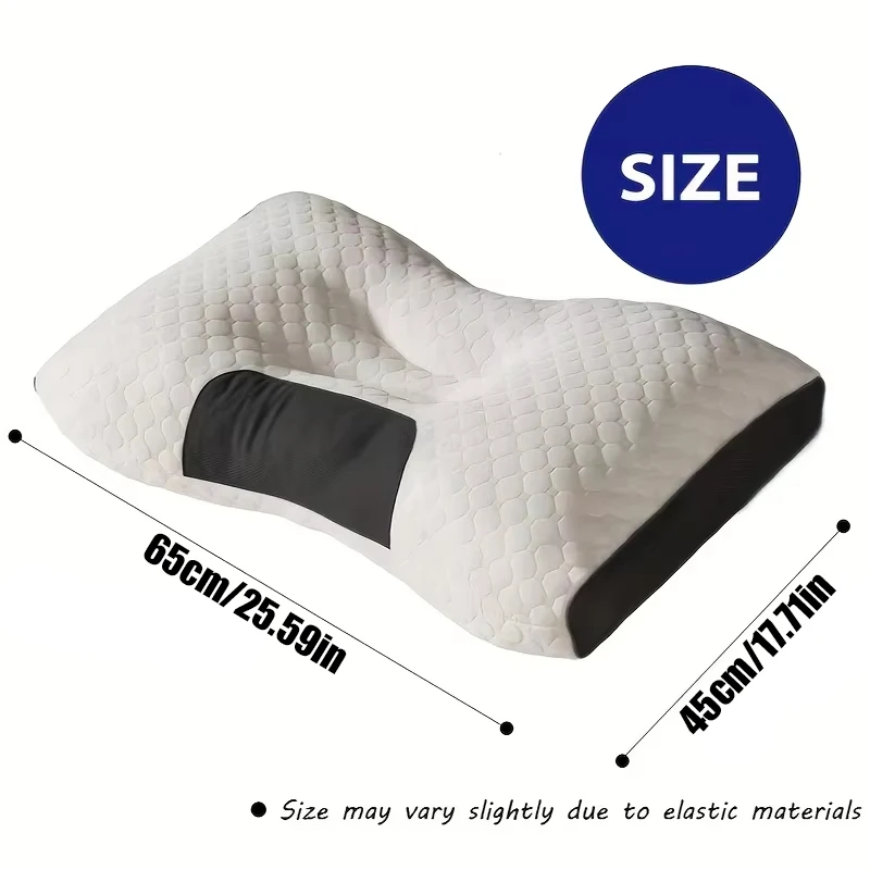 Multi Zone Cervical Support Pillow 3D Honeycomb Breathable Knitted Neck And Shoulder Pain Relief Comfortable Sleeping Pillow - view 2