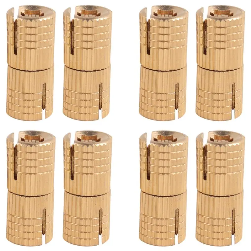 Beicai 8 Stück 10 mm Messing-Zylinderscharniere, 180 Grad Öffnungswinkel, verdeckte Möbelscharniere für DIY-Schmuckkästchen, Handarbeit - b61b – Detail 6