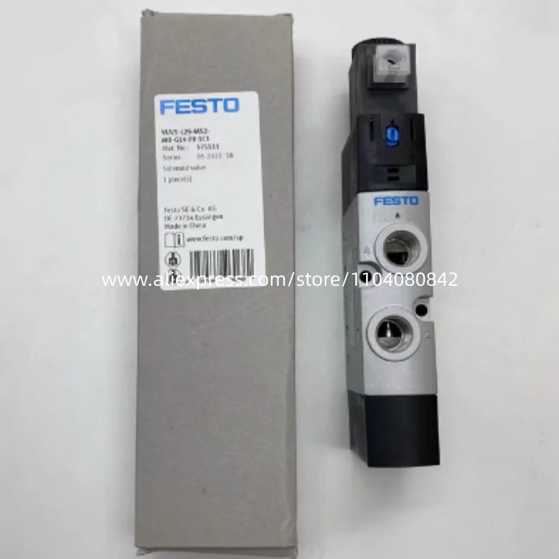 New original Festo Solenoid valve VUVS-L25-P53C-MD-G14-F8 does not include coil 575523