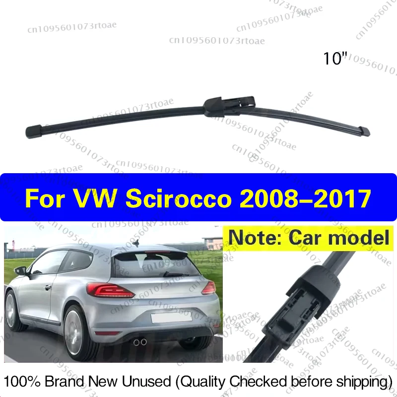 

Car Wiper 10" Rear Wiper Blade For VW Scirocco 2008 - 2017 Windshield Windscreen Clean Tailgate Window Car Rain Brush 2015 2016