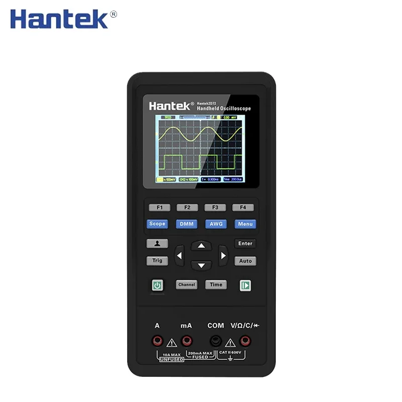 Digital Multimeter Waveform Generator Handheld Oscilloscope Portable 3in1 USB 2 Channel 40mhz 70mhz Tester Kit