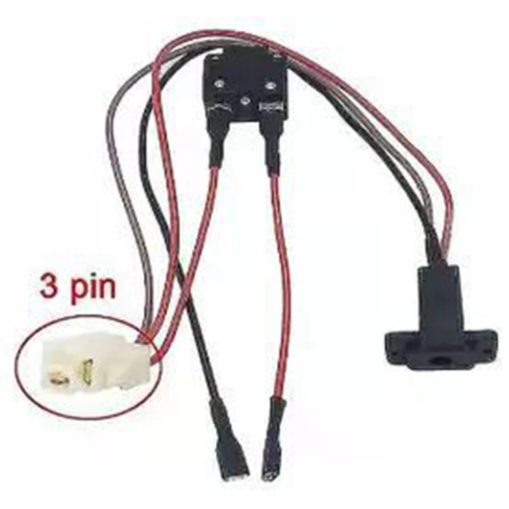 Children's Electric Car Charging Interface Charger Socket Suitable For 6/12/24V Round Charging Port Electric Car Charger Socket