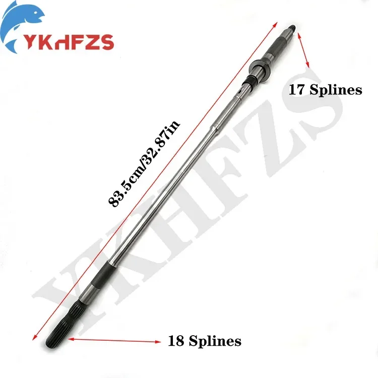 68V-45501-10 Drive Shaft (Long) for Yamaha Outboard Motor F115 Lower Casing Drive ，Made in Taiwan Boat Accessories