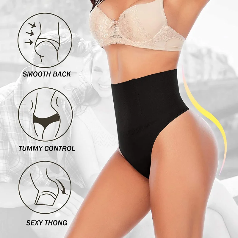 Vrouwen Afslanken Slipje Body Shaper Hoge Taille String Buik Control G String Taille Trainer Butt Lifter Panty Hip Vormgeven Slipje