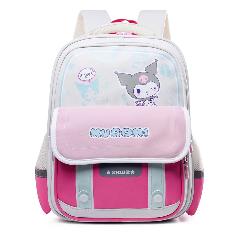 

Sanrio Backpack Kuromi Anime Large Capacity Student School Bag for Children Boys and Girls Cute Cartoon