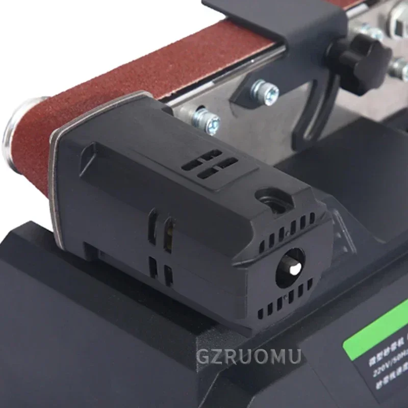 MINI Belt Sander เครื่องบดเข็มขัดไฟฟ้าเครื่องมัลติฟังก์ชั่น DIY ขัดมีด Sharpener ขอบไม้ขัด