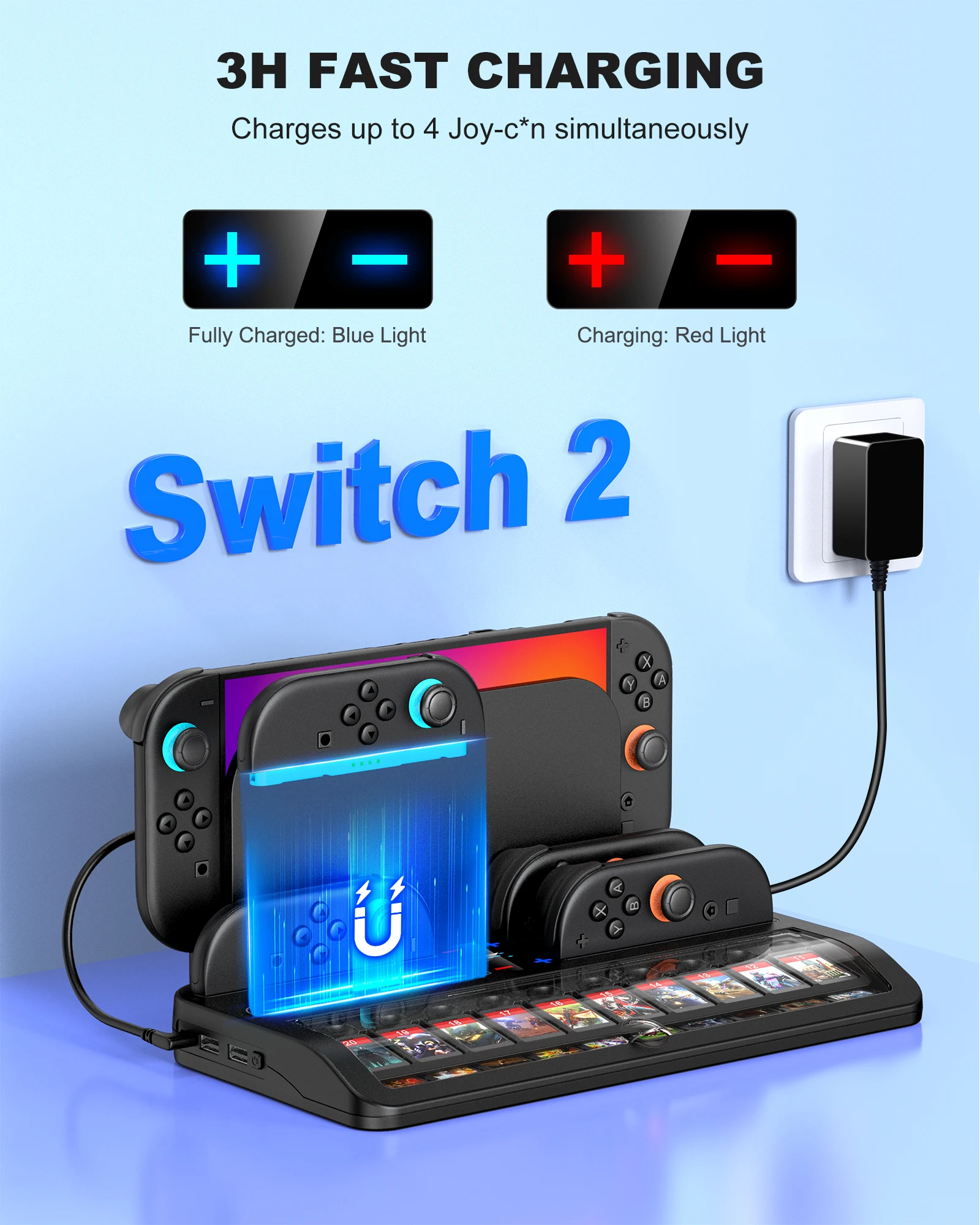 BEBONCOOL SC200 Switch2 充電ドック - Party Games Nintendo Switch のレビューと価格
