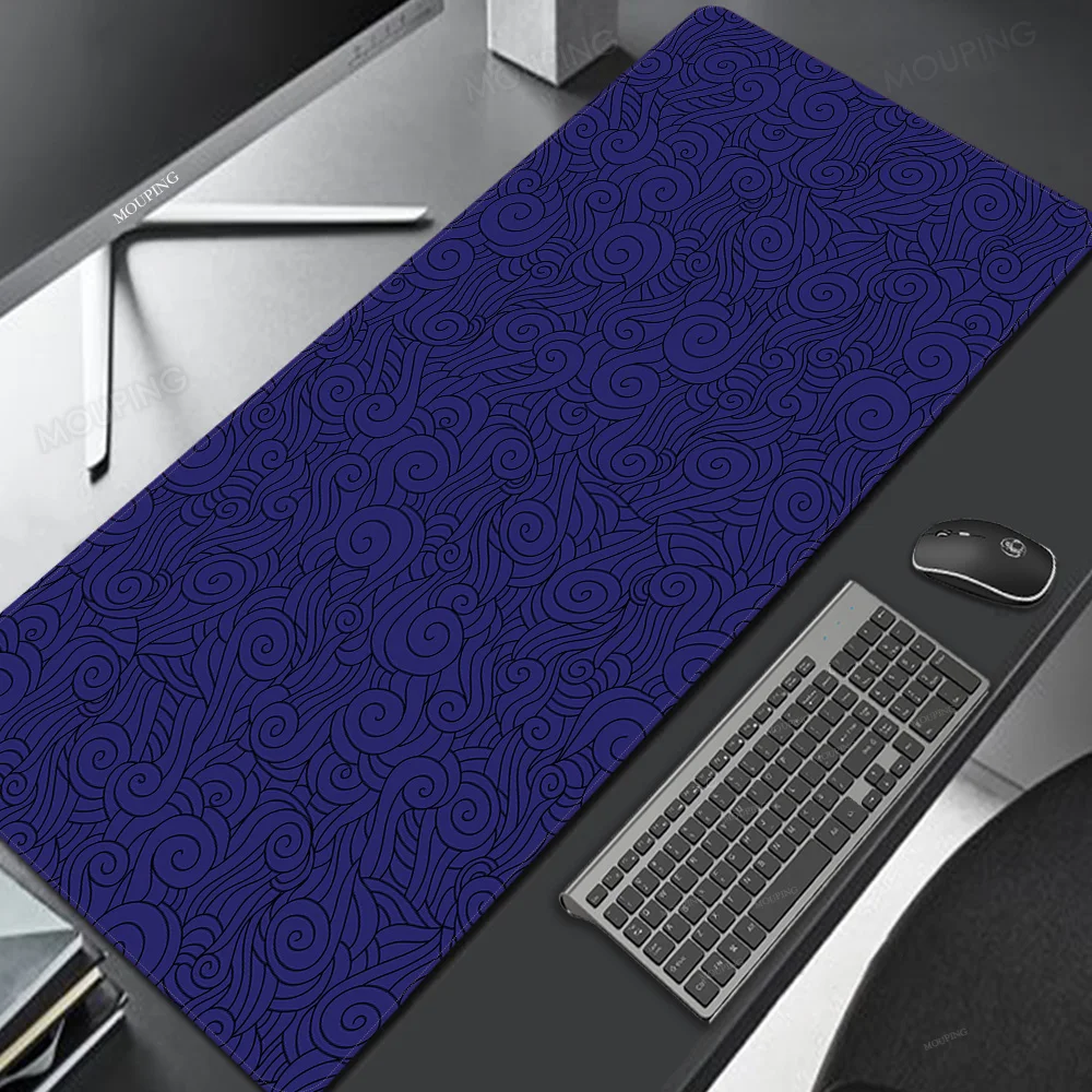 

Blue Pc Mousepad Purple Mouse Mats Pad on The Table Office Gamer Accessories Keyboard Pad 900*400mm Art Desk Mat Mouse Carpet