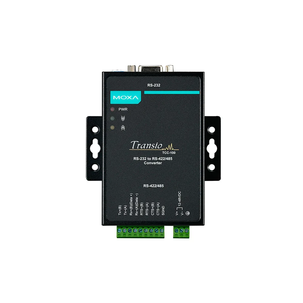 MOXA TCC-100I Industrial grade RS-232 to RS-422/485 converter Isolated type