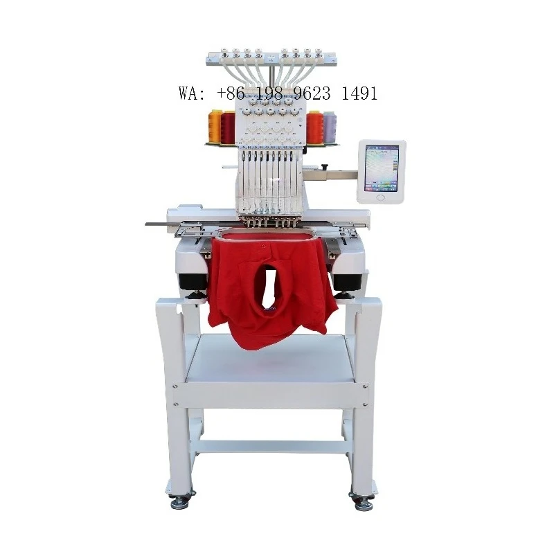 BR-901C,360x200mm Single Head 9 s China Flat Cap T-shirt Hat Embroidery