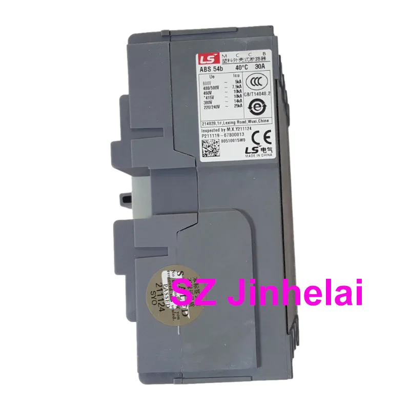 New Original LS ABS-54b Compact in structure Economical and practical Molded Case Circuit Breaker ABS54b 4P 20A 30A 40A 50A