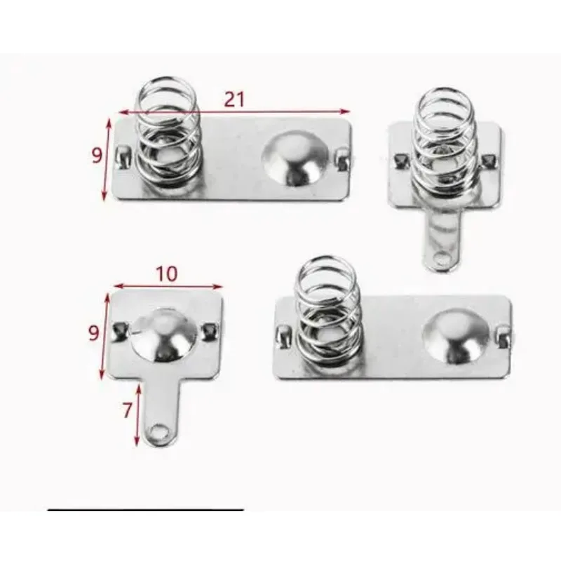 200pcs Battery Shrapnel AAA Batteries Electronic Toys Spring Contact Iron 9.1 * 9.8MM 50Pairs