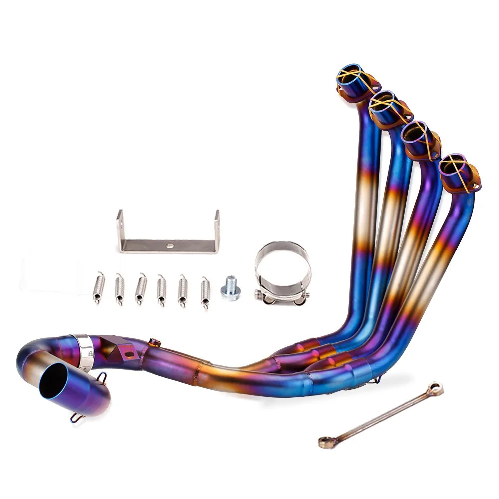 Für Honda 2014-2025 CBR650F/R CB650R/F Auspuffanlage Vorderrohr Schalldämpfer Slip-On Auspuffrohre – Detail 4