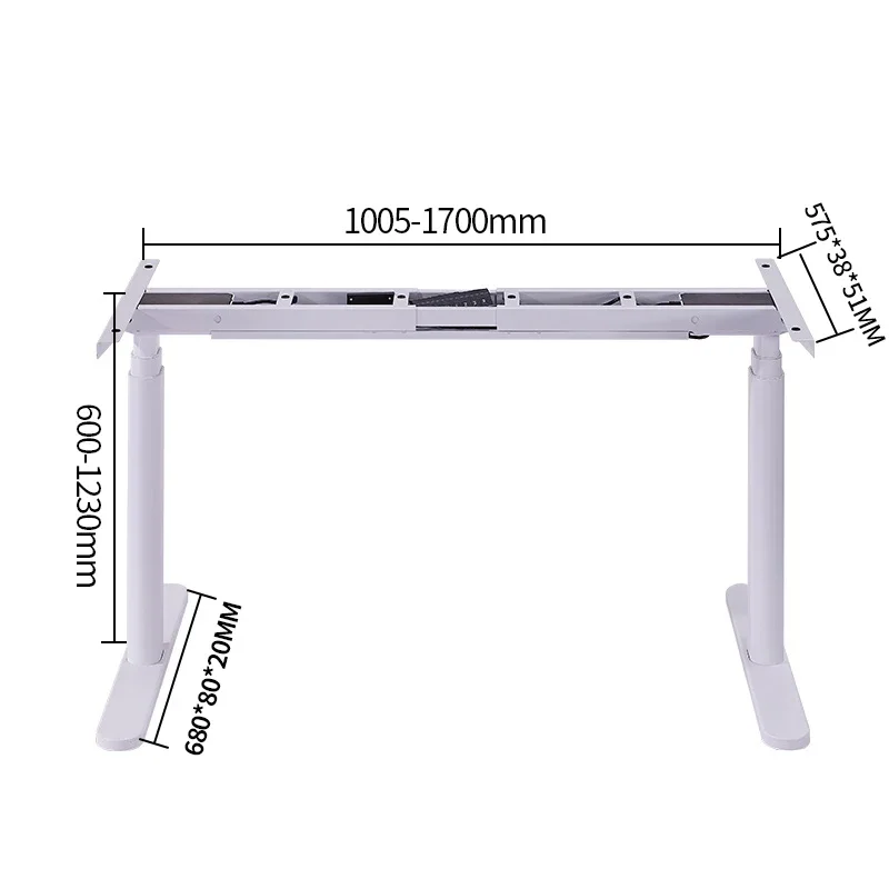 Professional Automatic Office Stages Lifting Column Adjustable Frame Motorised Computer Table Sit To Stand Desk