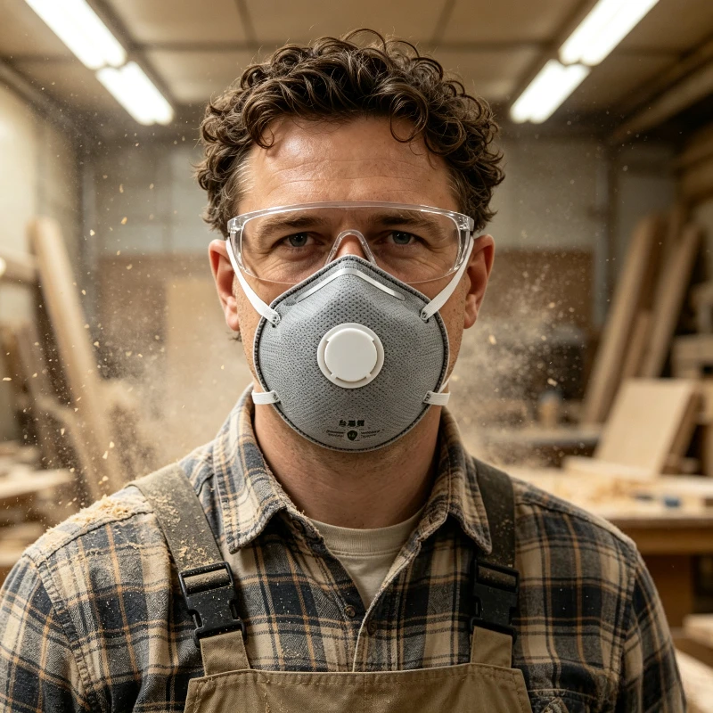 Kn95 Respirator Mask - 20個/40個/60個入り ヘッド装着型活性炭 バルブ付き防塵カップ型呼吸マスク 工業用溶接・研削用