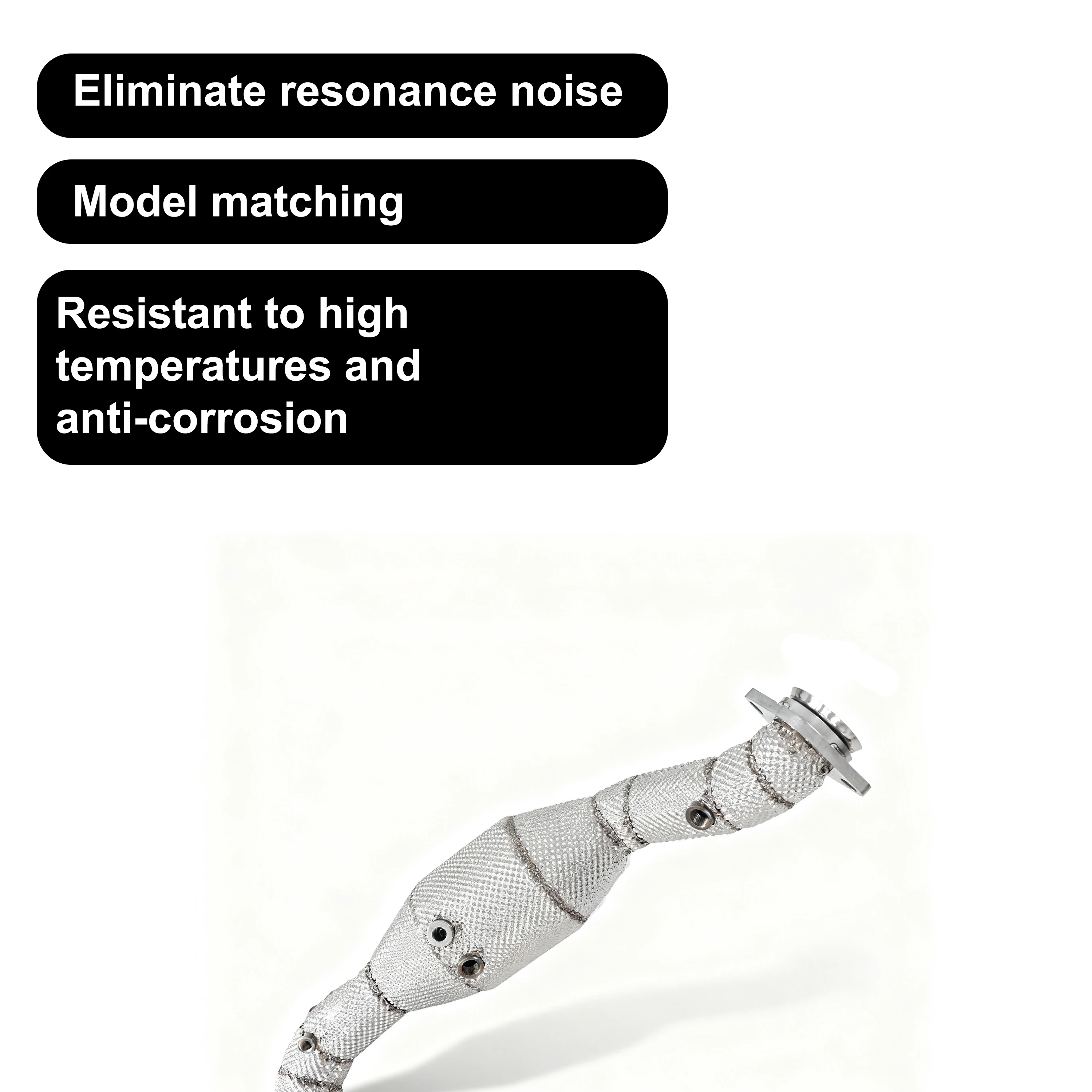 أنبوب عادم ACE عالي الأداء لـ Ford F-150 SVT Raptor 3.5TT ماسورة عادم مع محول حفاز شحن سريع
