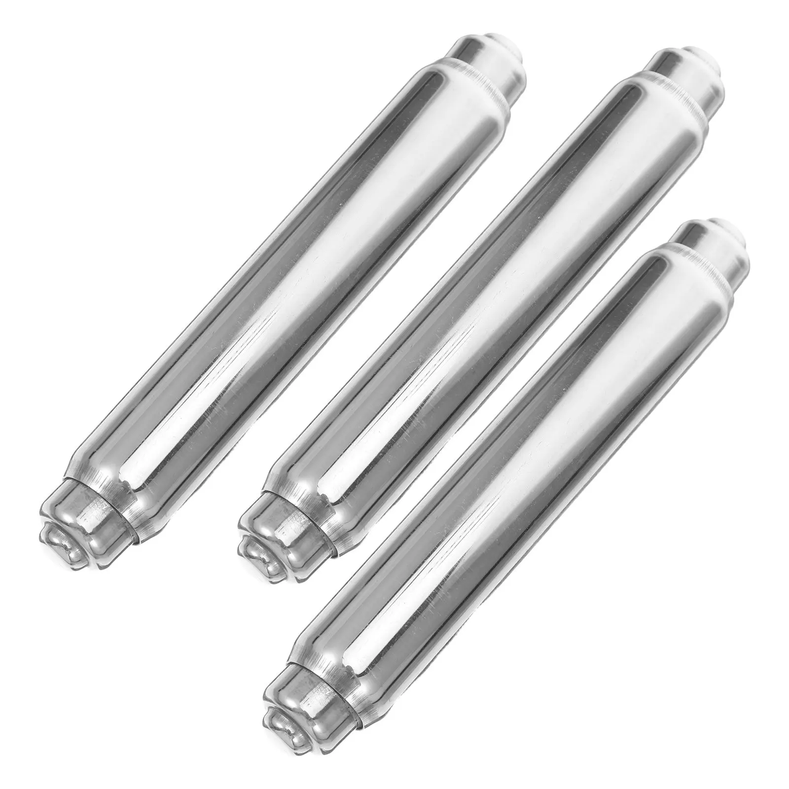 

3Pcs Spring Loaded Toilet Roll Holder Insert Stainless Steel Replacement Roller Spindle Easy Installation for Home Office
