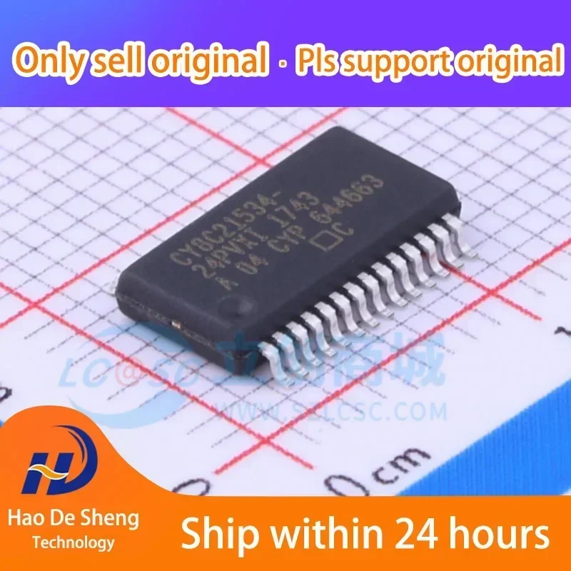 

10 шт./лот CY8C21534-24PVXI CY8C21534 SSOP-28 новый оригинальный в наличии