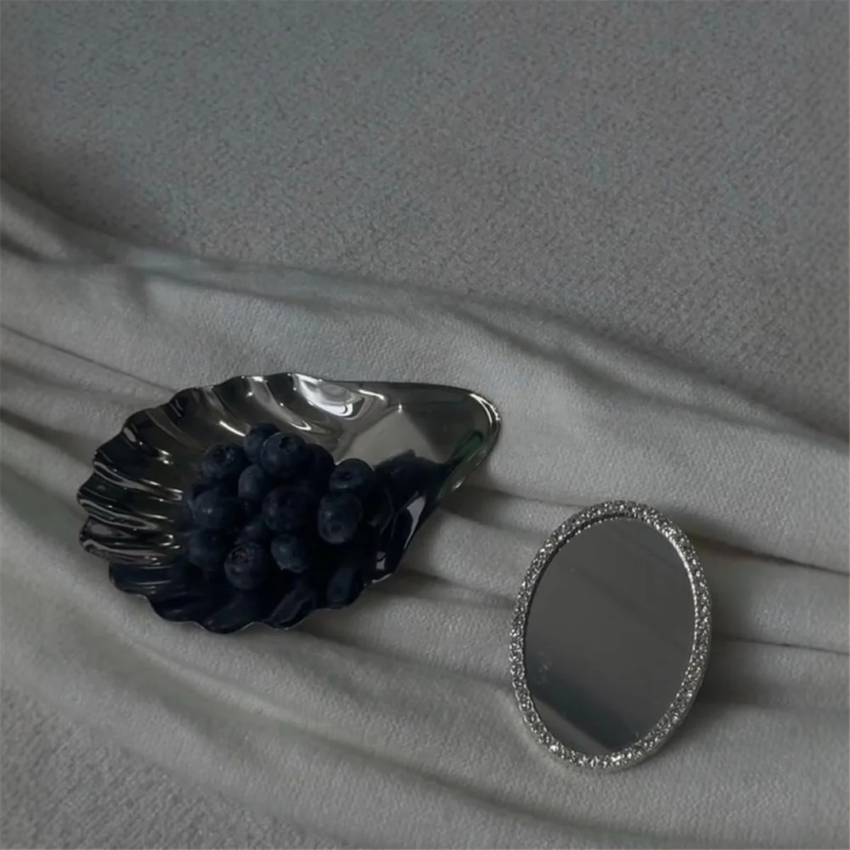 HHTL Shell Dish Cheese Plate Tableware Storage Jewelry Display Plate