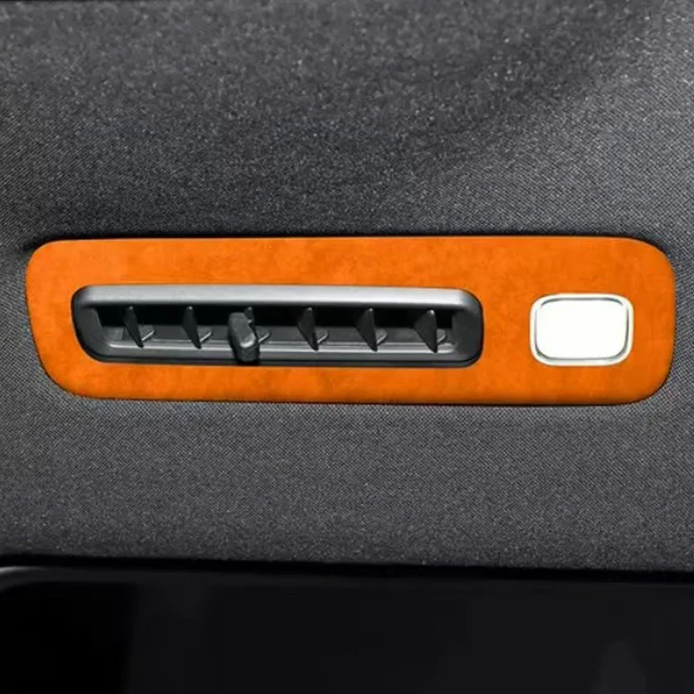 

For Polestones ROX 01 Alcantara Suede Rear Reading Light Ultra Thin Sticker Interior Specific Modification Car Accessories