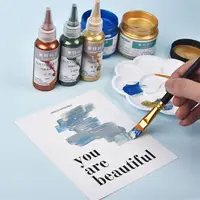 60ml Waterproof Acrylic Paint Metallic Pigment DIY Epoxy Resin Crafts Coloring Pigment DIY Home Painting Graffiti Decoration 4