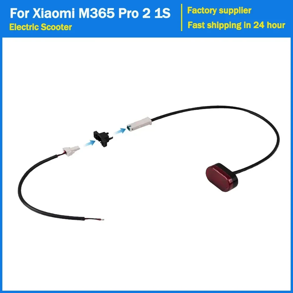 Taillight Safety Warning Brake Stoplight Flashing Light for Xiaomi M365 1S Pro Electric Scooter Rear Tail Light Accessories